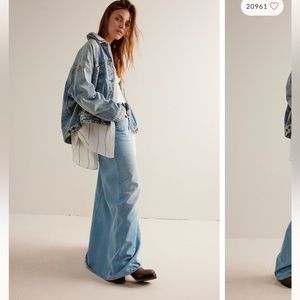 fp opal swing denim jacket